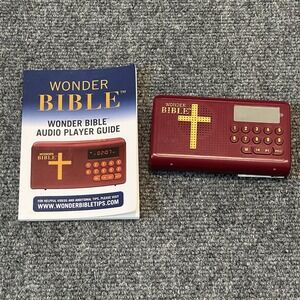 Wonder Bible KJV Handheld Electronic Old & New Testament  Audio Player + Book